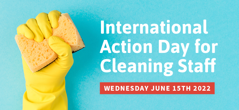 International action day for cleaning staff